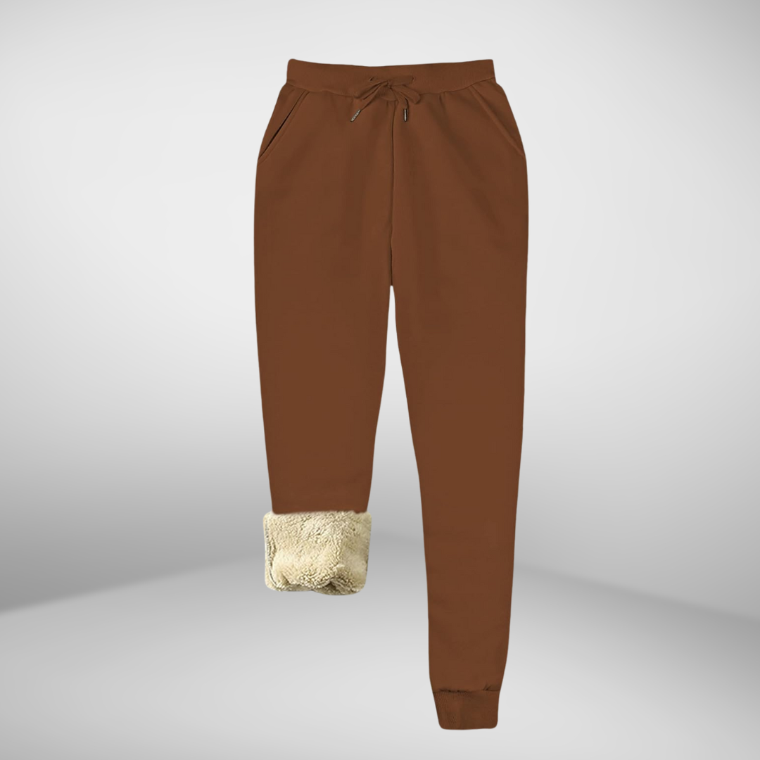 Sherpa Lined Fleece Jogger Sweatpants