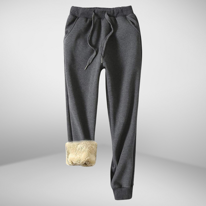 Sherpa Lined Fleece Jogger Sweatpants