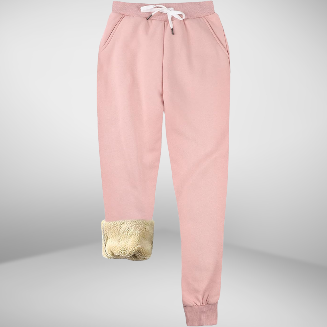 Sherpa Lined Fleece Jogger Sweatpants