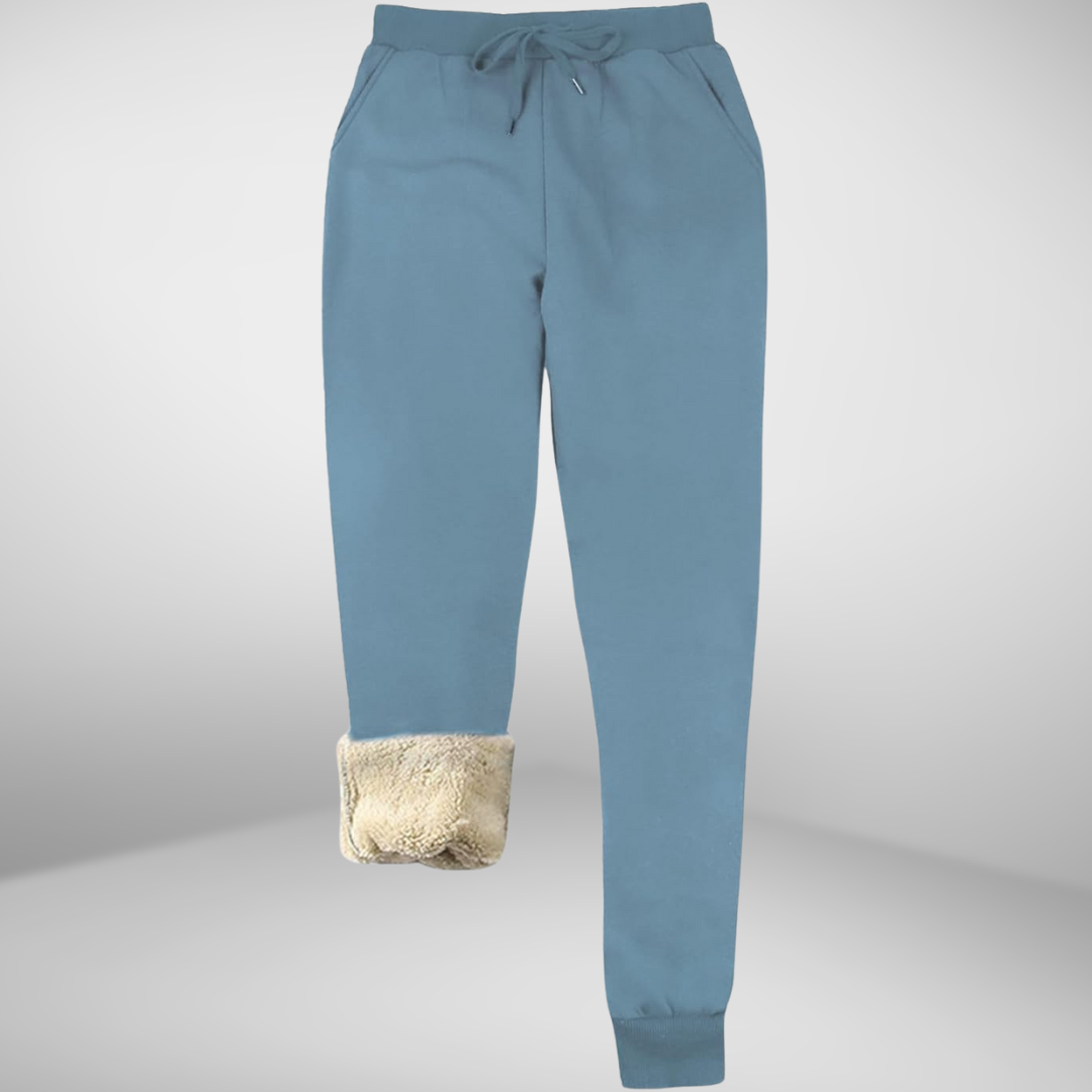 Sherpa Lined Fleece Jogger Sweatpants