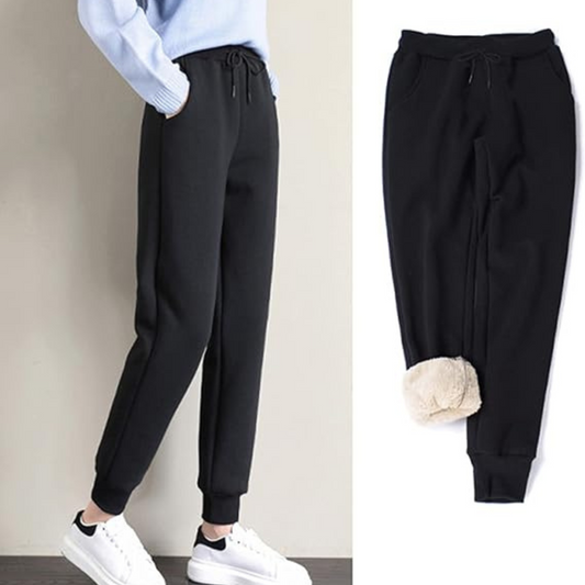 Sherpa Lined Fleece Jogger Sweatpants