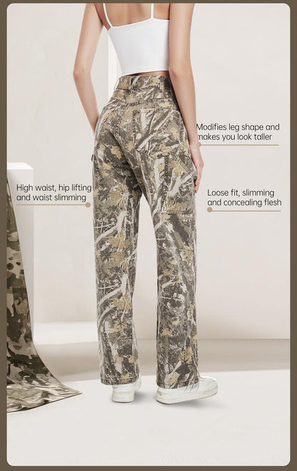 Camo Cargo Pants For Womens