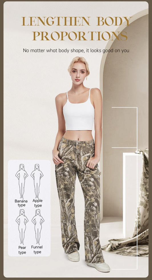 Camo Cargo Pants For Womens